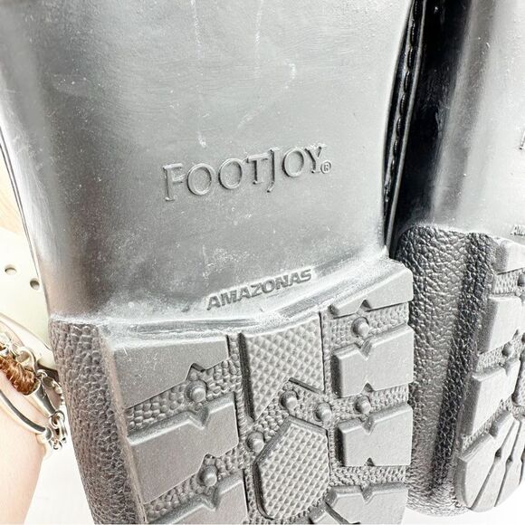 Footjoy‎ Club Casual Brown/Black Pebbled Leather Driving Moc Men's Size 12 C - Picture 15 of 15